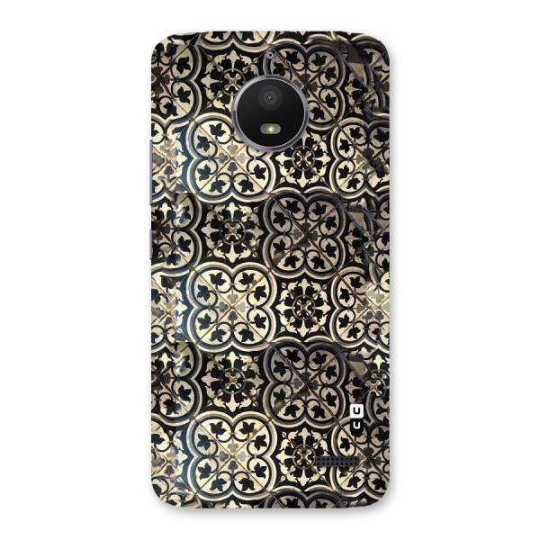 Floral Tile Back Case for Moto E4