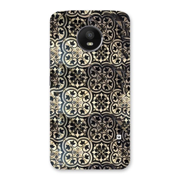 Floral Tile Back Case for Moto E4 Plus