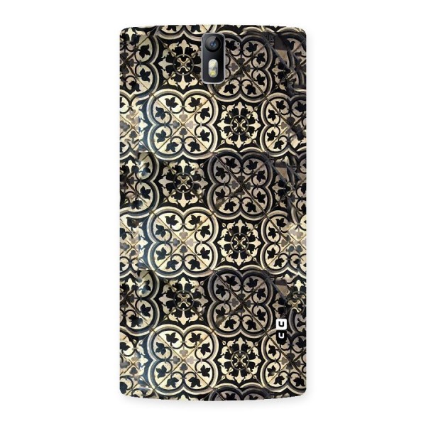 Floral Tile Back Case for One Plus One