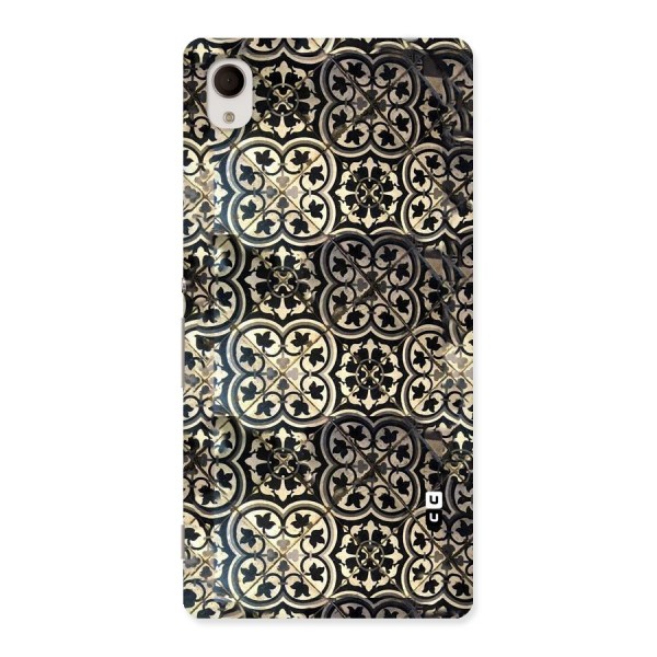 Floral Tile Back Case for Xperia M4 Aqua