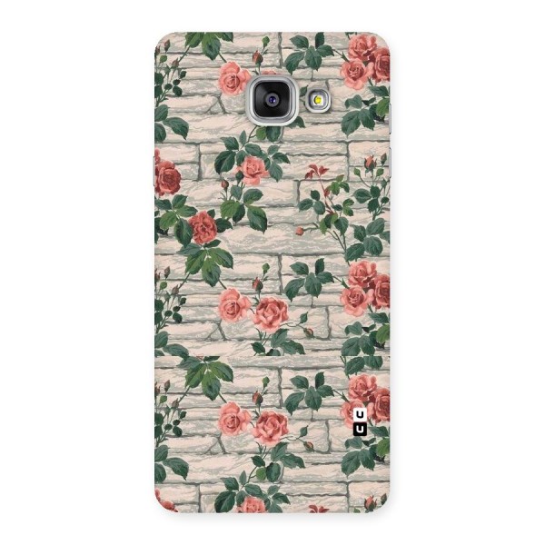 Floral Wall Design Back Case for Galaxy A7 2016