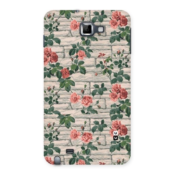 Floral Wall Design Back Case for Galaxy Note