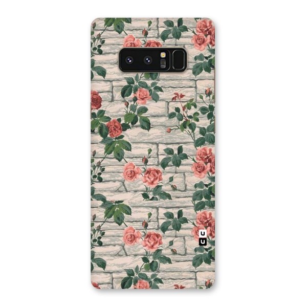 Floral Wall Design Back Case for Galaxy Note 8