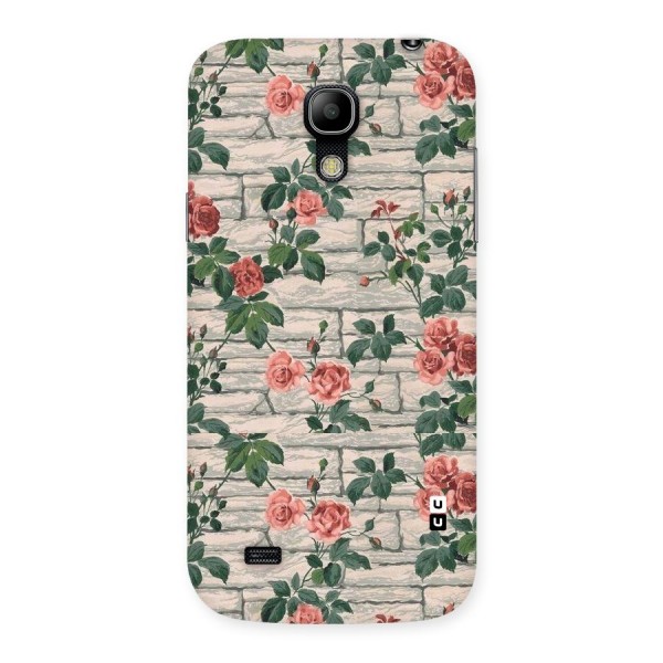 Floral Wall Design Back Case for Galaxy S4 Mini