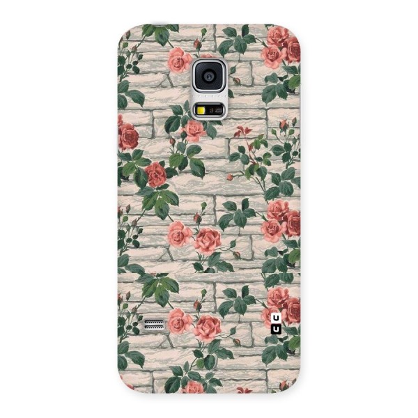 Floral Wall Design Back Case for Galaxy S5 Mini