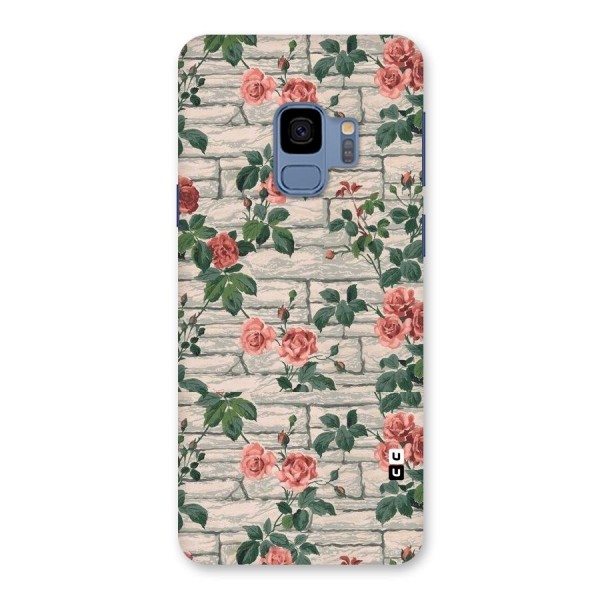 Floral Wall Design Back Case for Galaxy S9