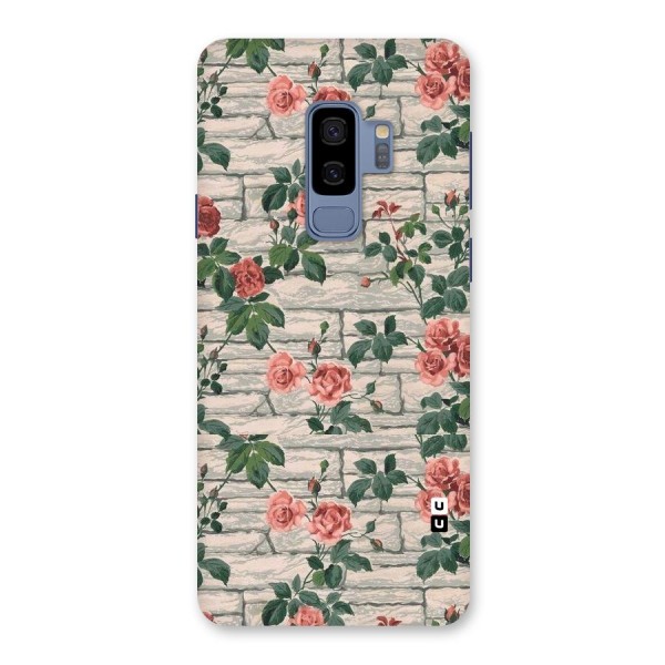 Floral Wall Design Back Case for Galaxy S9 Plus