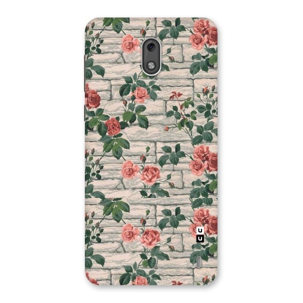 Floral Wall Design Back Case for Nokia 2