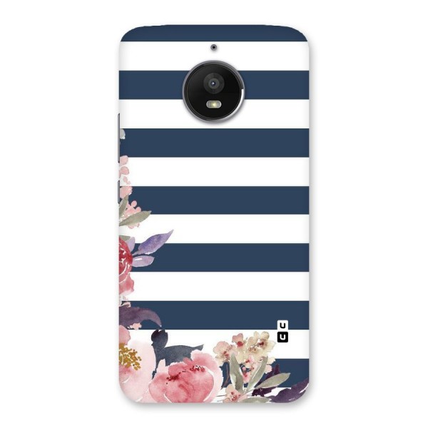 Floral Water Art Back Case for Moto E4 Plus