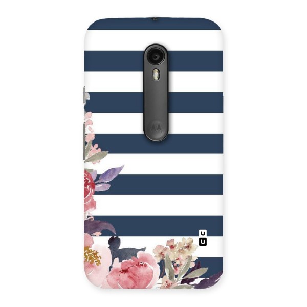 Floral Water Art Back Case for Moto G3