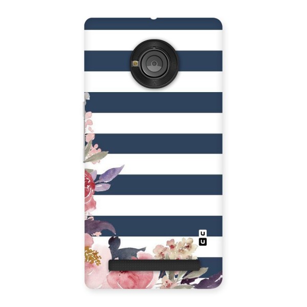 Floral Water Art Back Case for Yu Yuphoria