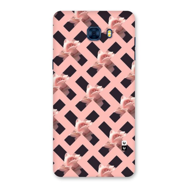 Floral X Design Back Case for Galaxy C7 Pro