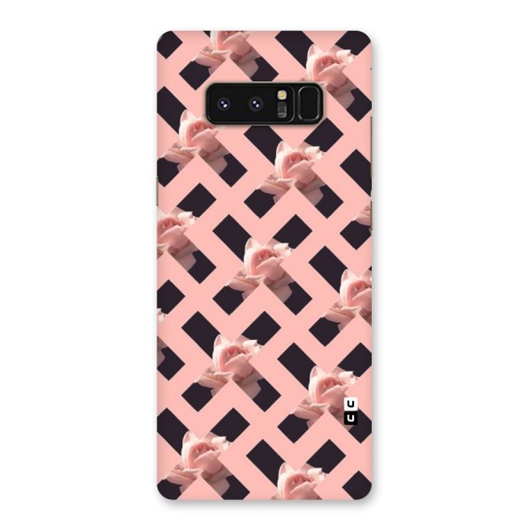 Floral X Design Back Case for Galaxy Note 8