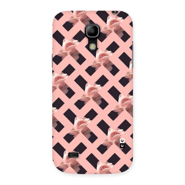 Floral X Design Back Case for Galaxy S4 Mini