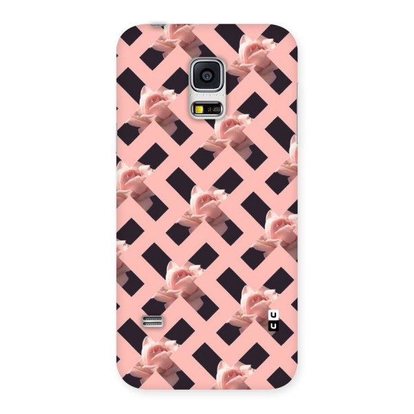 Floral X Design Back Case for Galaxy S5 Mini