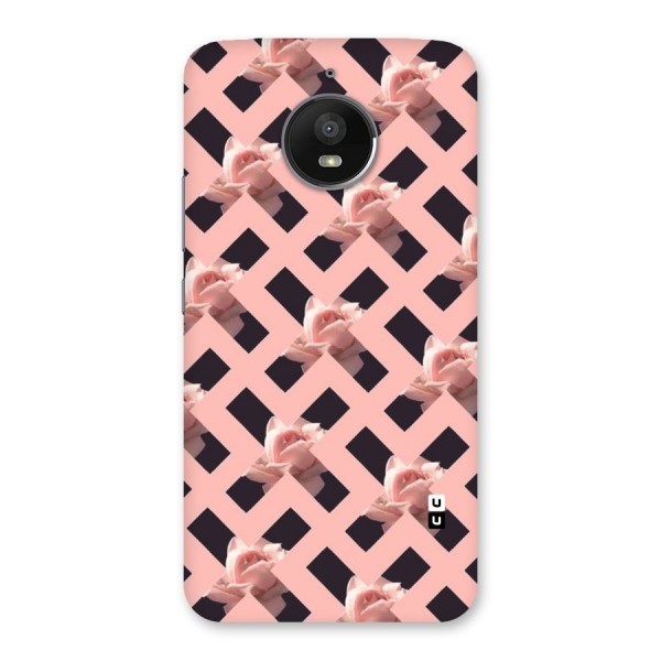 Floral X Design Back Case for Moto E4 Plus