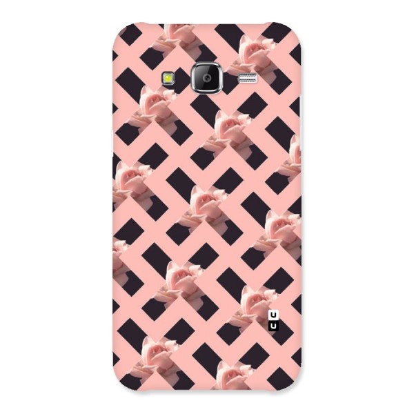 Floral X Design Back Case for Samsung Galaxy J5