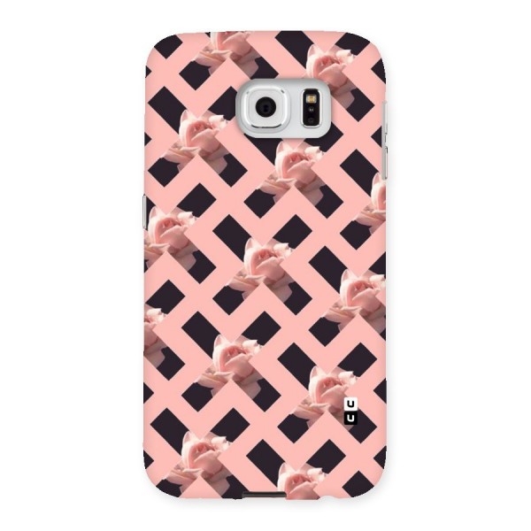 Floral X Design Back Case for Samsung Galaxy S6