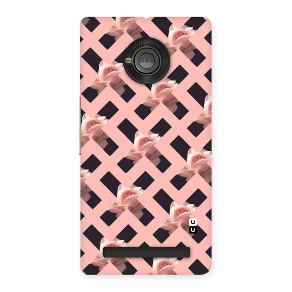 Floral X Design Back Case for Yu Yuphoria