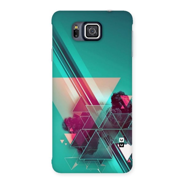 Floroscent Abstract Back Case for Galaxy Alpha