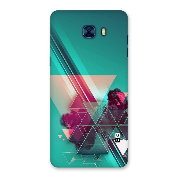 Floroscent Abstract Back Case for Galaxy C7 Pro