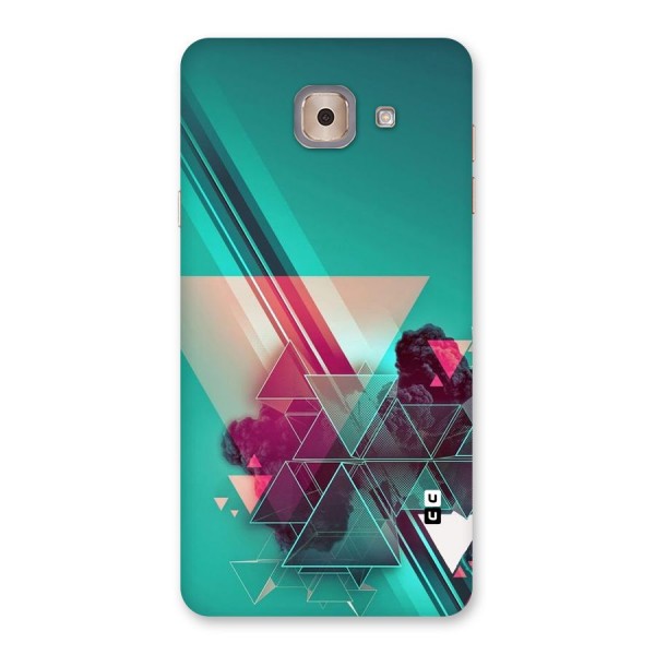 Floroscent Abstract Back Case for Galaxy J7 Max