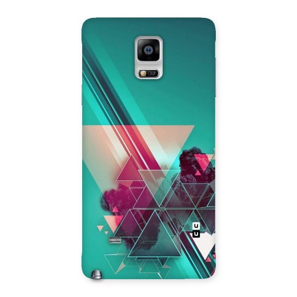 Floroscent Abstract Back Case for Galaxy Note 4