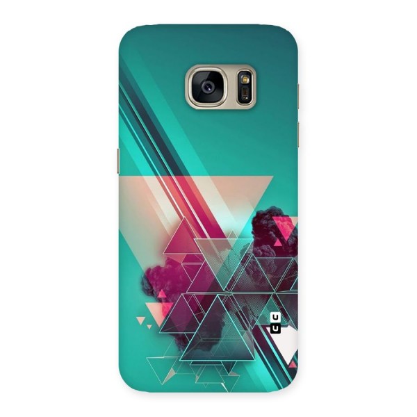 Floroscent Abstract Back Case for Galaxy S7