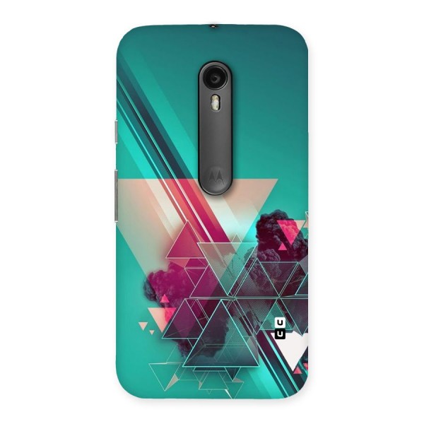 Floroscent Abstract Back Case for Moto G3