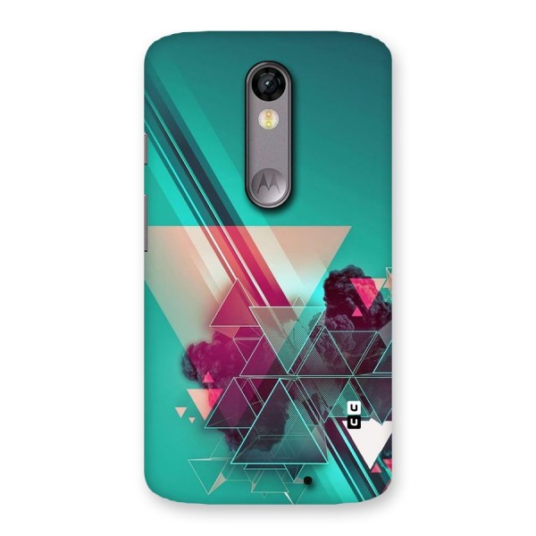 Floroscent Abstract Back Case for Moto X Force