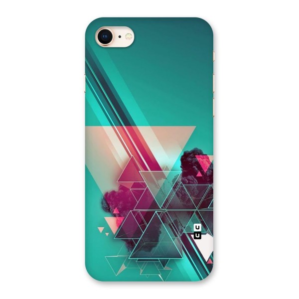 Floroscent Abstract Back Case for iPhone 8