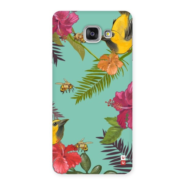 Flower Bird and Bee Back Case for Galaxy A7 2016