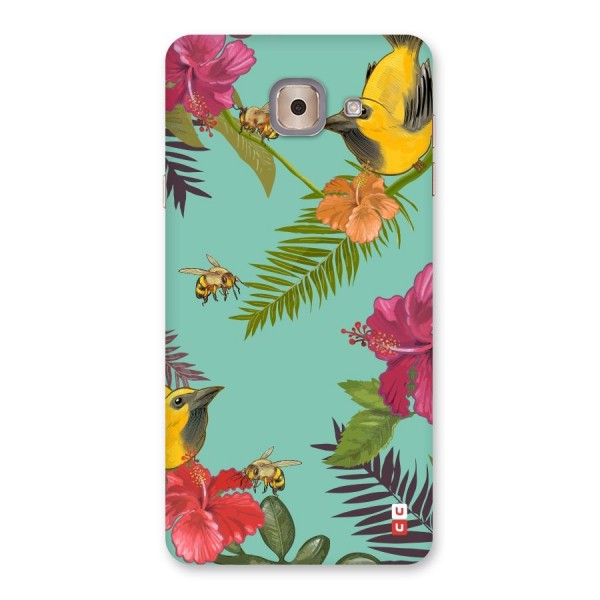 Flower Bird and Bee Back Case for Galaxy J7 Max