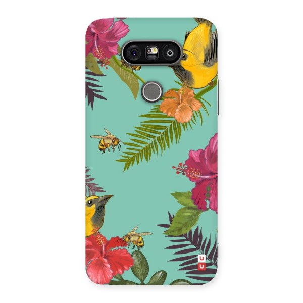 Flower Bird and Bee Back Case for LG G5