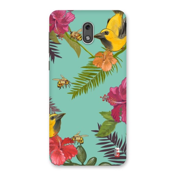 Flower Bird and Bee Back Case for Nokia 2