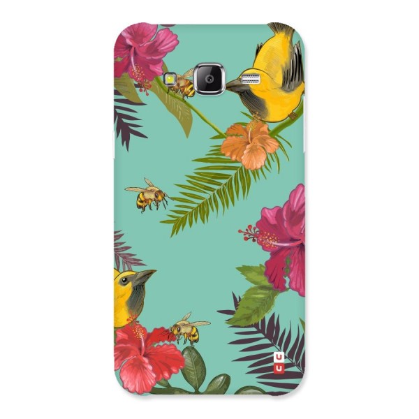 Flower Bird and Bee Back Case for Samsung Galaxy J5