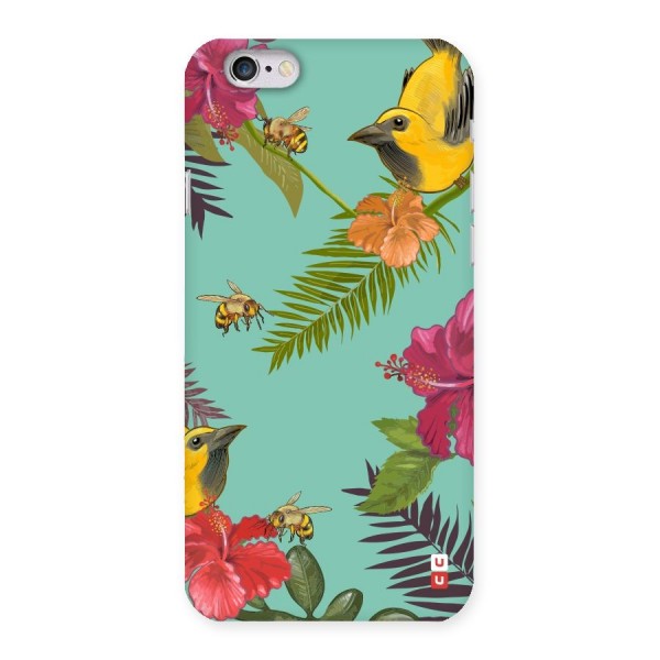 Flower Bird and Bee Back Case for iPhone 6 6S