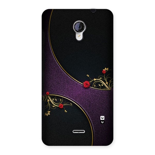 Flower Curves Back Case for Micromax Unite 2 A106