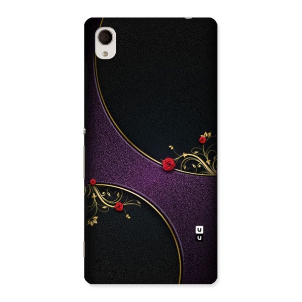 Flower Curves Back Case for Xperia M4 Aqua