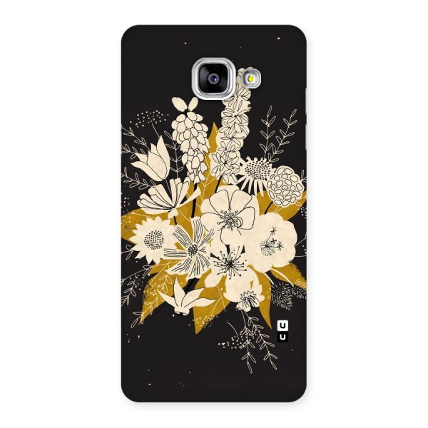 Flower Drawing Back Case for Galaxy A5 2016