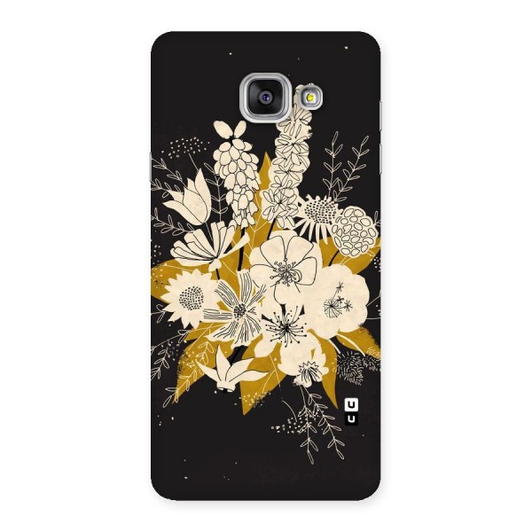 Flower Drawing Back Case for Galaxy A7 2016