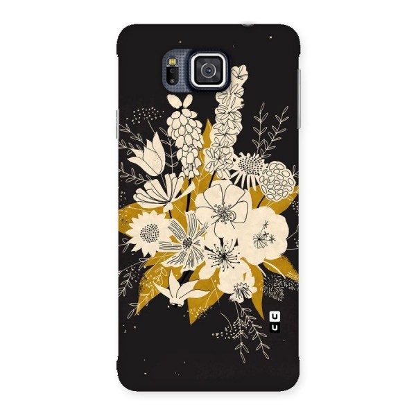 Flower Drawing Back Case for Galaxy Alpha