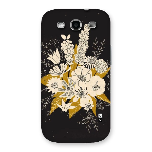 Flower Drawing Back Case for Galaxy S3 Neo