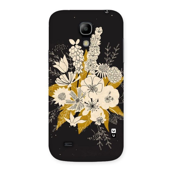 Flower Drawing Back Case for Galaxy S4 Mini