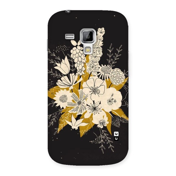 Flower Drawing Back Case for Galaxy S Duos