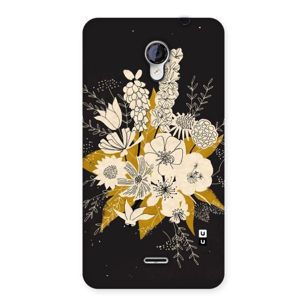 Flower Drawing Back Case for Micromax Unite 2 A106