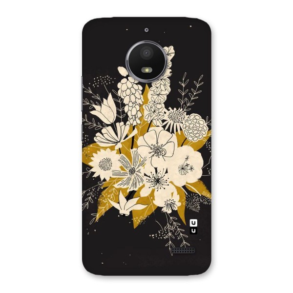 Flower Drawing Back Case for Moto E4