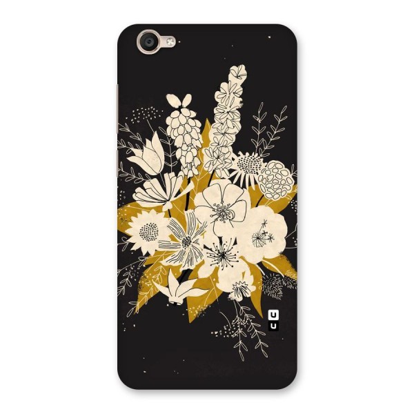 Flower Drawing Back Case for Vivo Y55s