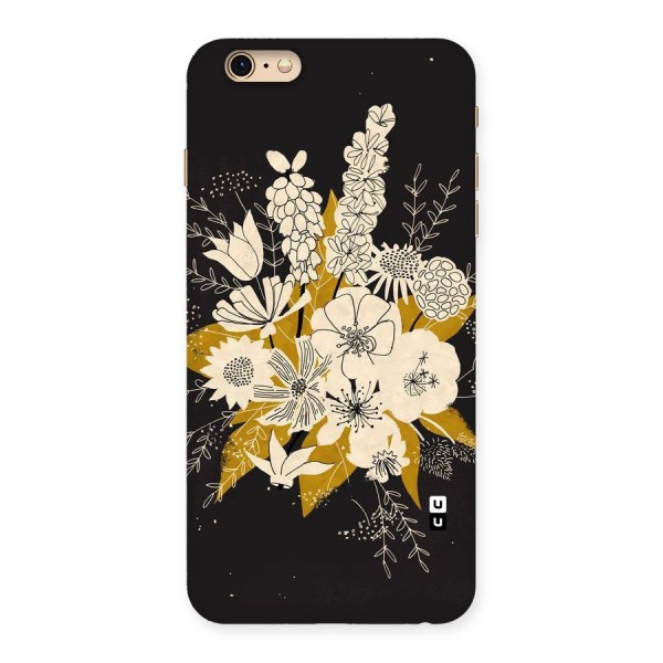 Flower Drawing Back Case for iPhone 6 Plus 6S Plus