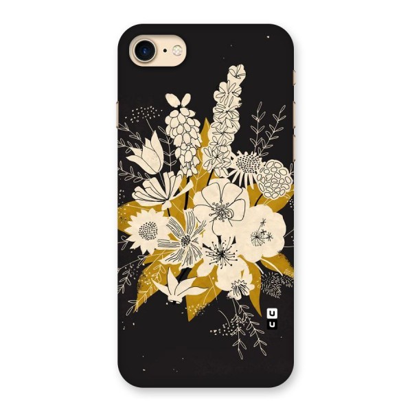 Flower Drawing Back Case for iPhone 7